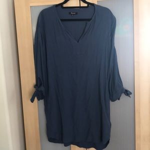 Crepe shift dress